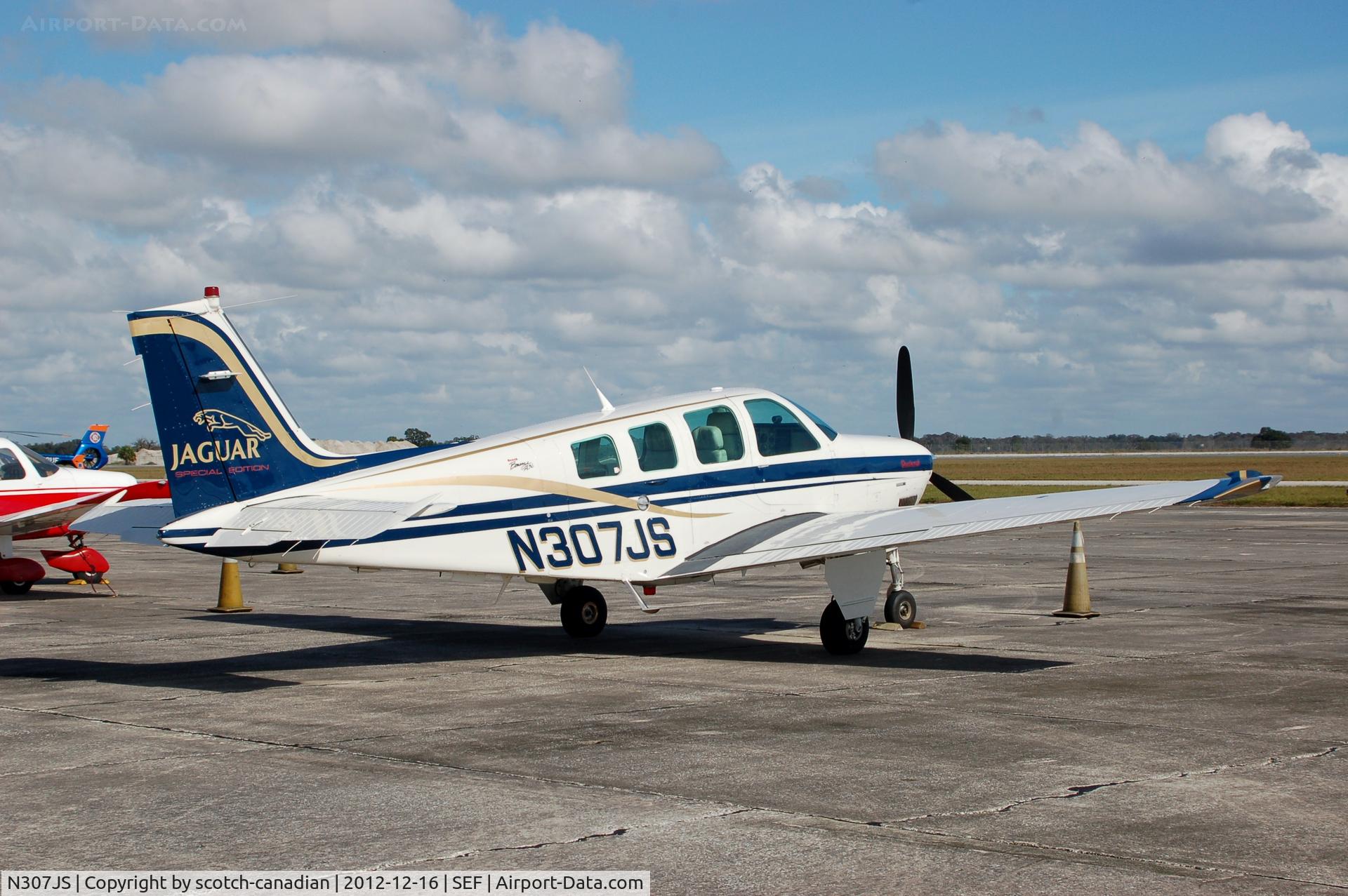 N307JS, 1999 Raytheon Aircraft Company A36 Bonanza C/N E-3268, 1999 Raytheon Aircraft Company A36, N307JS, at Sebring Regional Airport, Sebring FL
