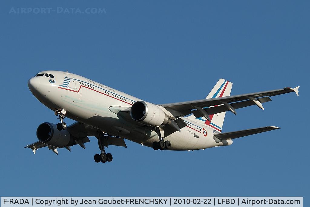 F-RADA, 1987 Airbus A310-304 C/N 421, COTAM landing 23