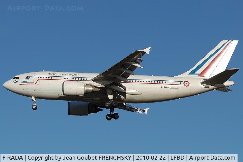 F-RADA, 1987 Airbus A310-304 C/N 421, COTAM landing 23