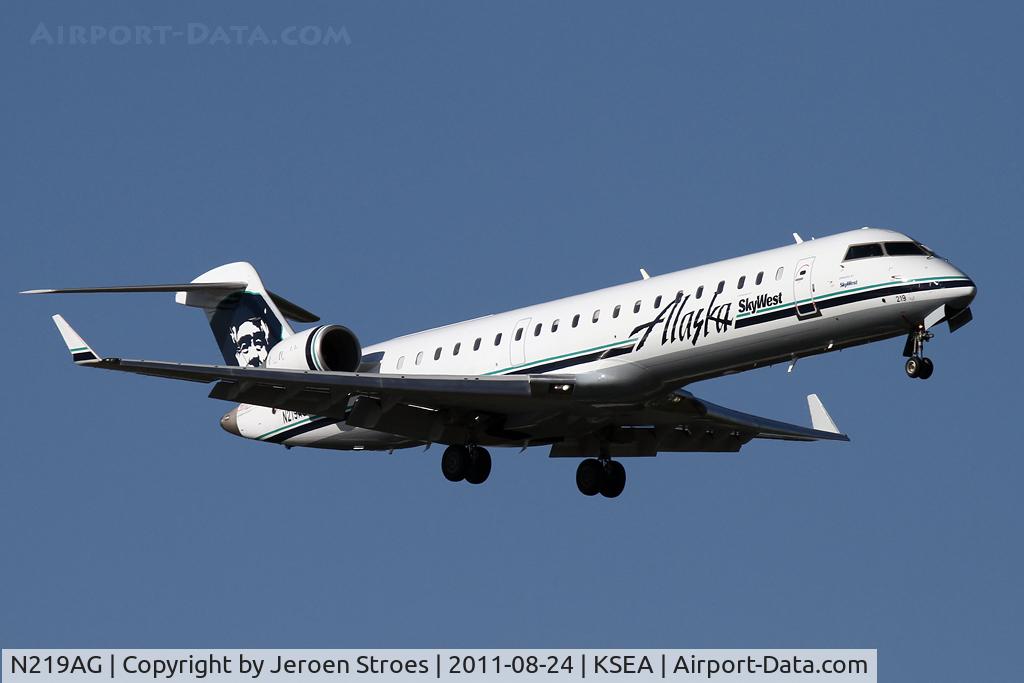 N219AG, 2006 Bombardier CRJ-701 (CL-600-2C10) Regional Jet C/N 10246, seattle