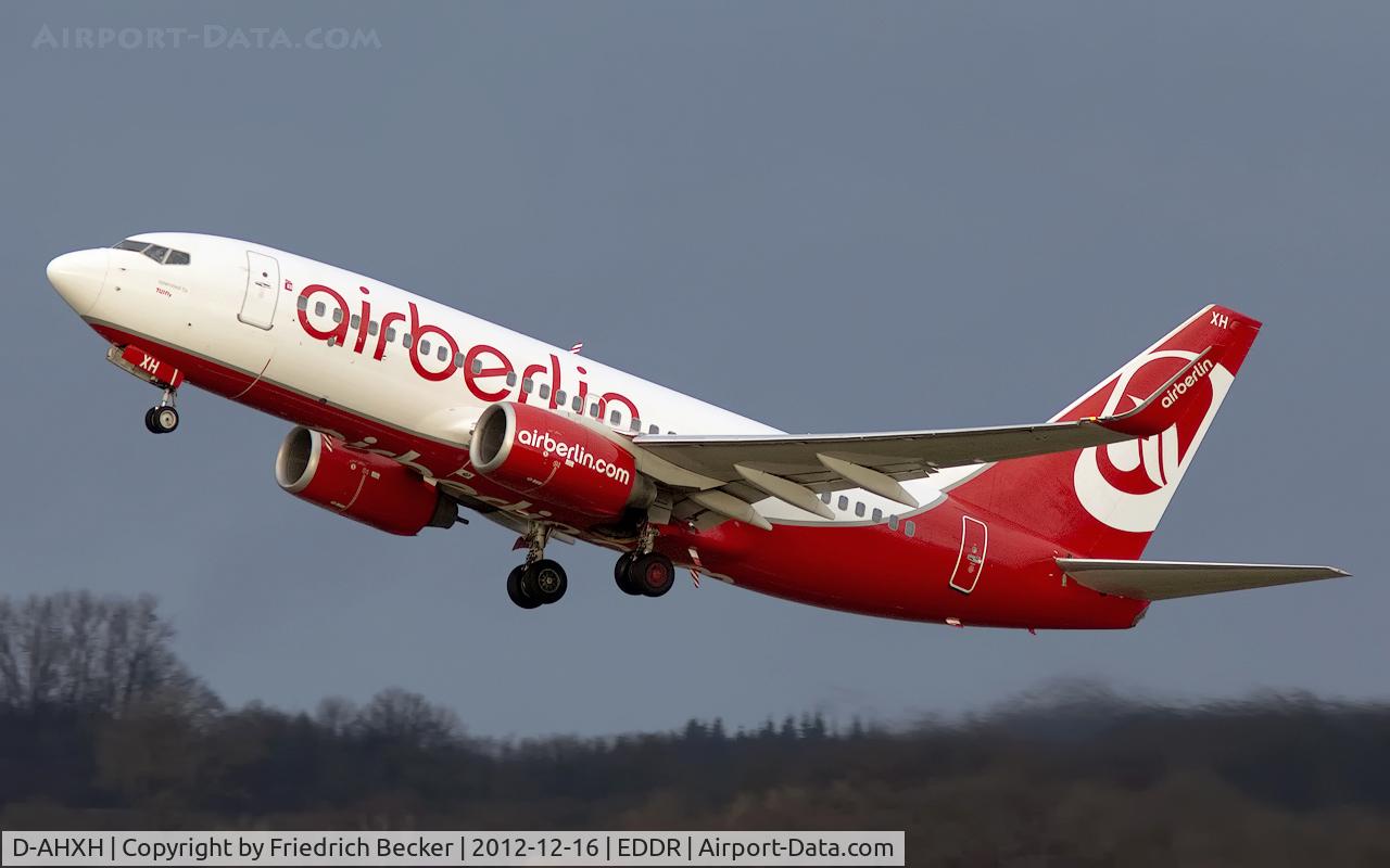 D-AHXH, 2008 Boeing 737-7K5 C/N 35282, departure to Berlin TXL