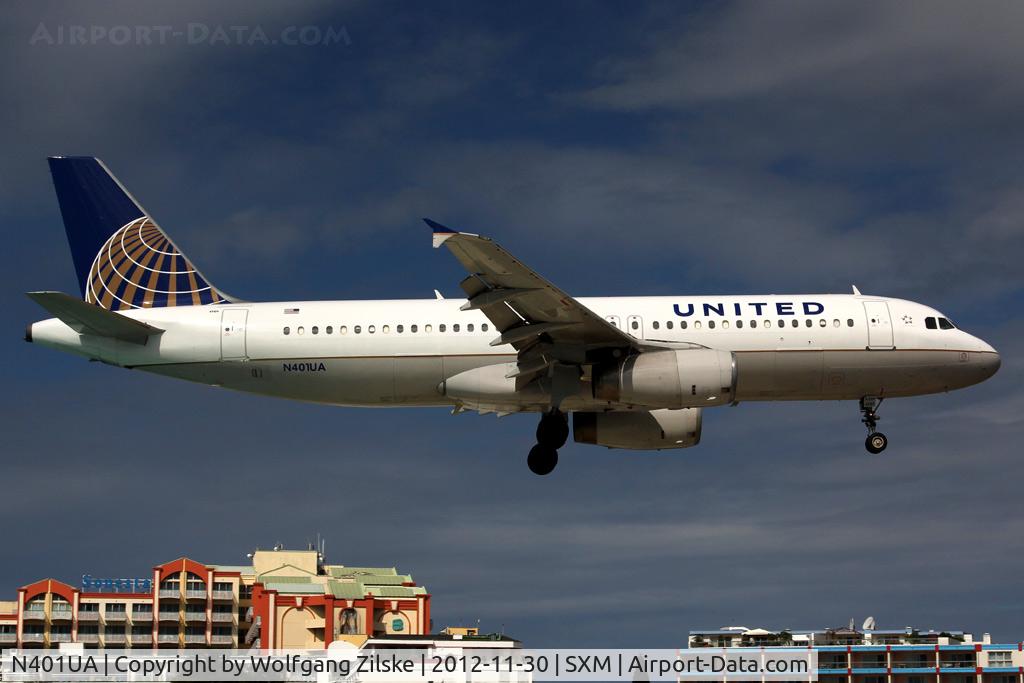 N401UA, 1993 Airbus A320-232 C/N 435, visitor