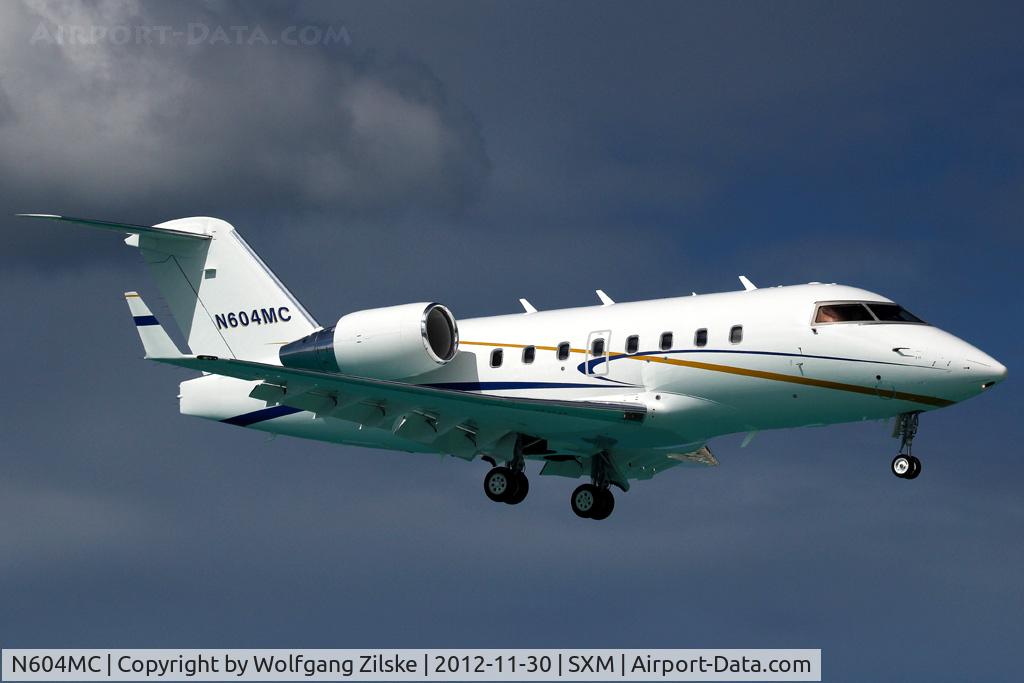 N604MC, 2004 Bombardier Challenger 601-3A (CL-600-2B16) C/N 5581, visitor