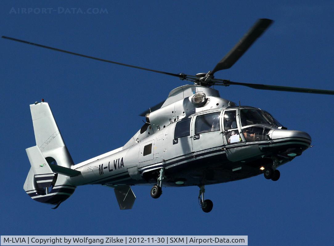 M-LVIA, Eurocopter AS-365N-3 Dauphin 2 C/N 6815, visitor