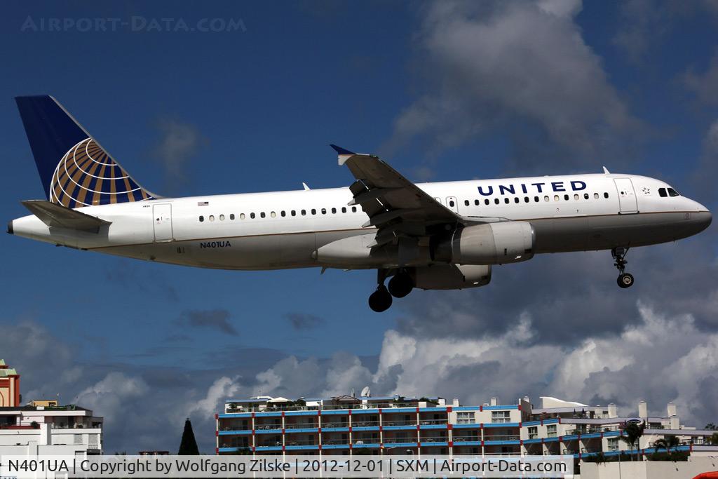 N401UA, 1993 Airbus A320-232 C/N 435, visitor