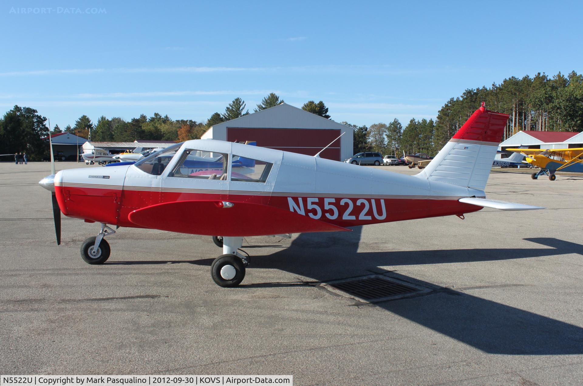N5522U, 1969 Piper PA-28-140 C/N 28-26237, Piper PA-28-140