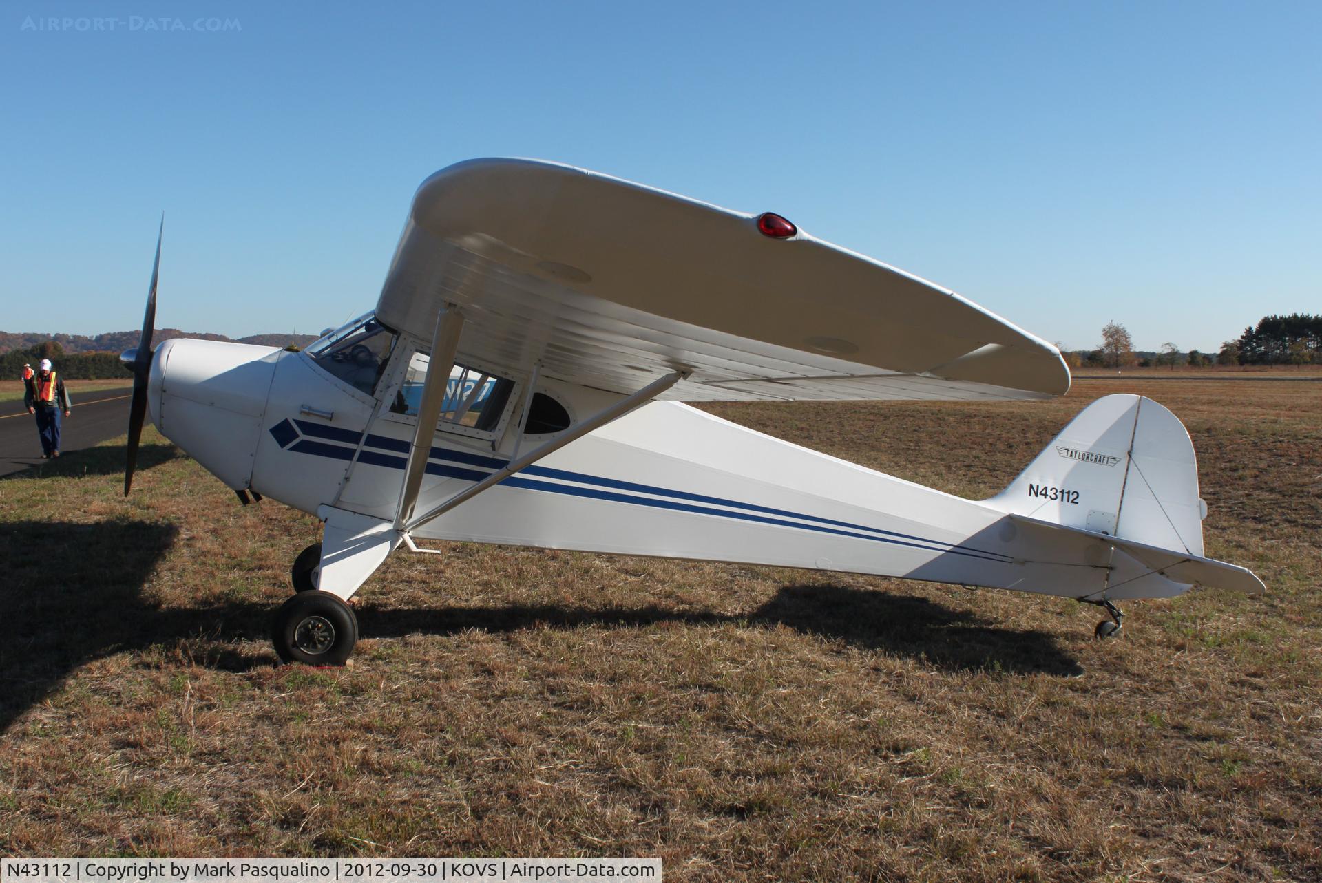 N43112, 1946 Taylorcraft BC12-D C/N 6771, Taylorcraft BC12-D