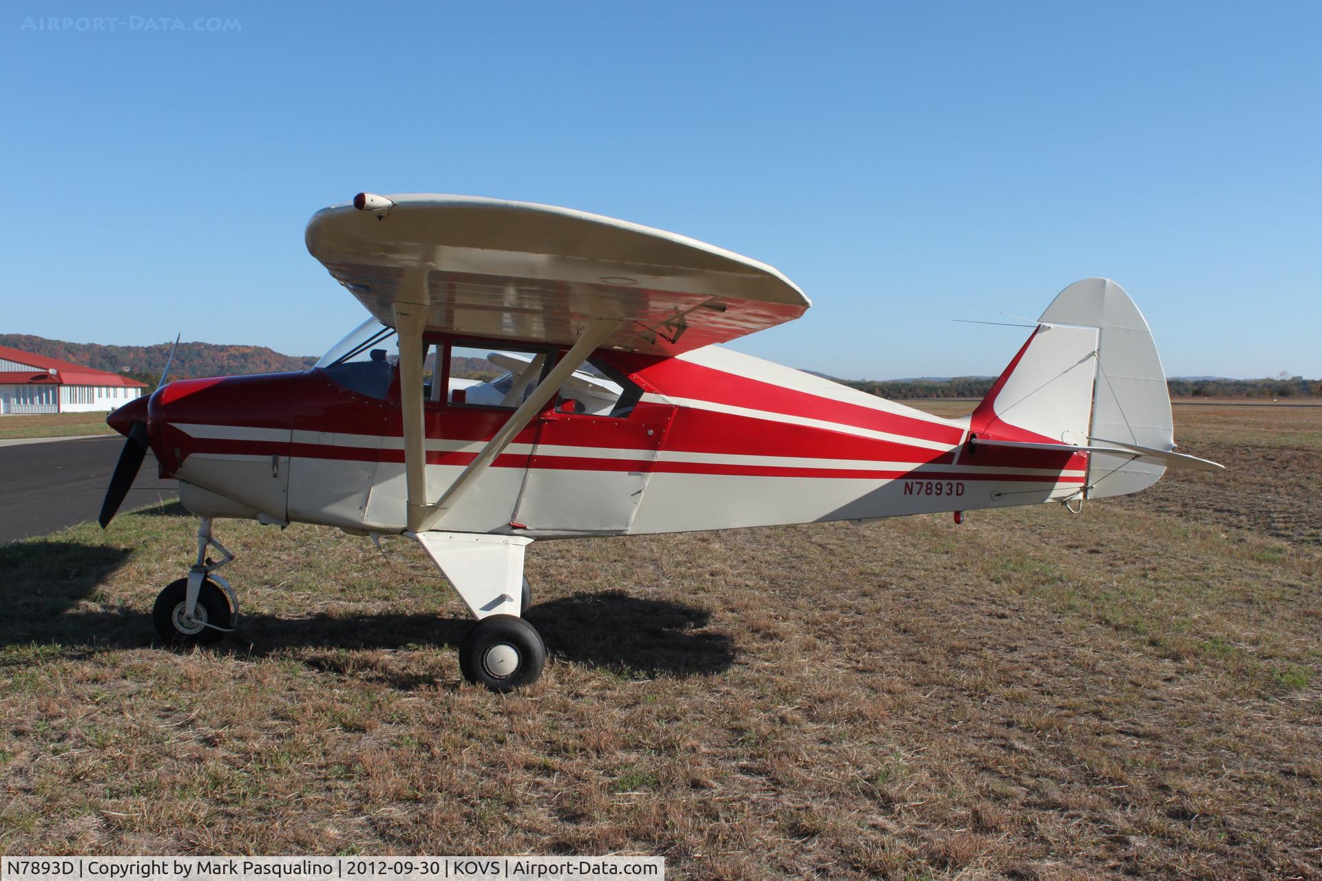N7893D, 1957 Piper PA-22-150 C/N 22-5516, Piper PA-22-150