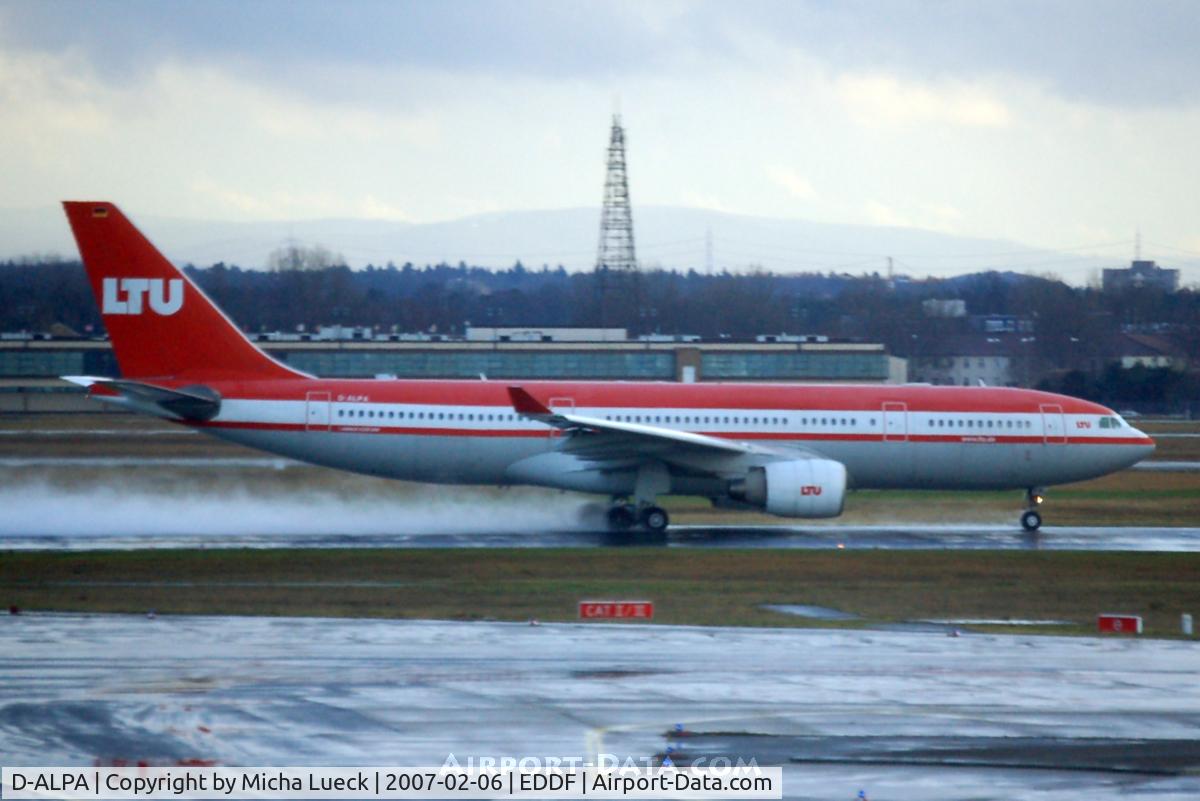 D-ALPA, 2001 Airbus A330-223 C/N 403, At Frankfurt