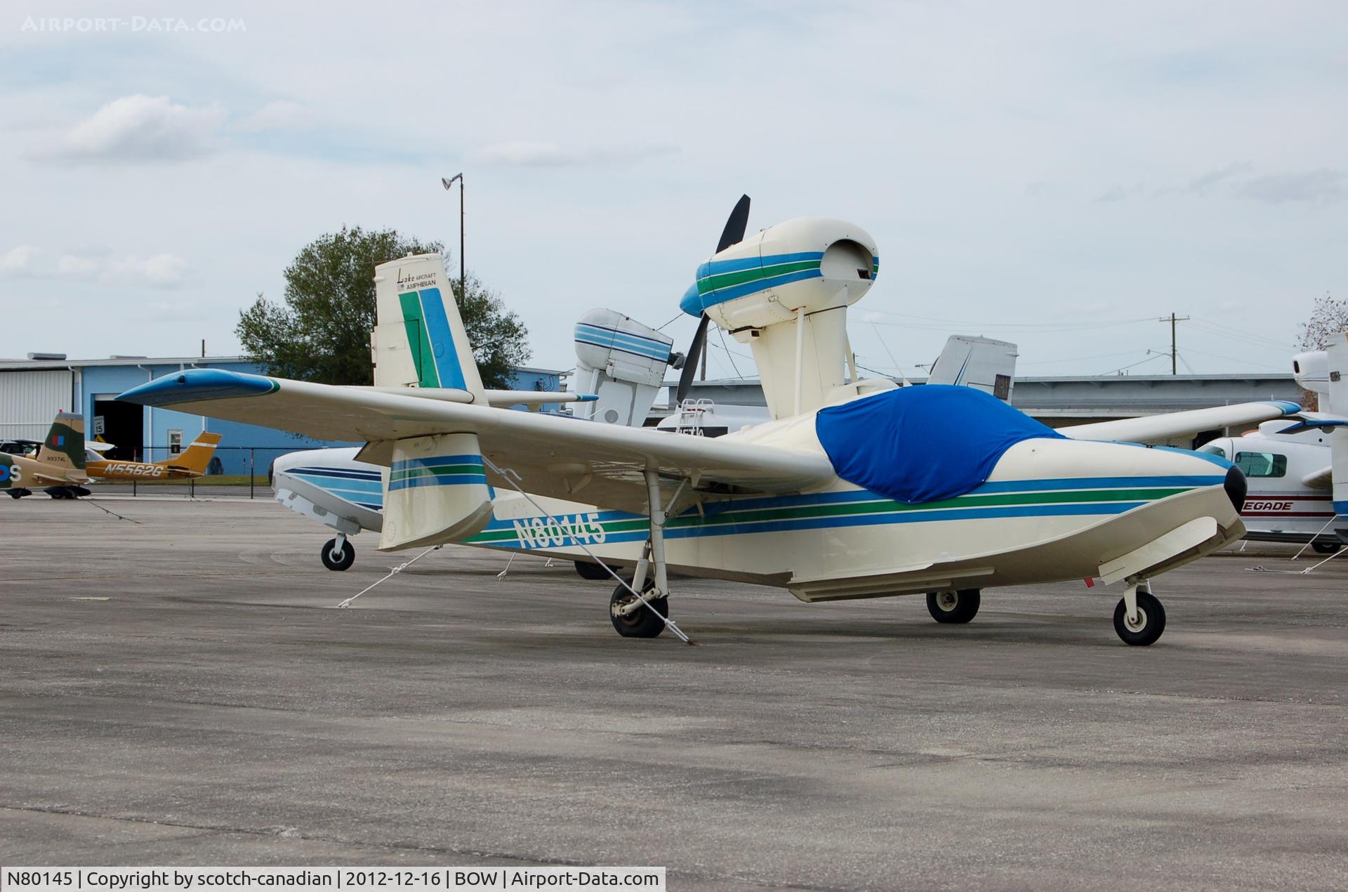 N80145, 1983 Consolidated Aeronautics Inc. LAKE LA-4-200 C/N 1085, 1983 Consolidated Aeronautics Inc. LAKE LA-4-200, N80145, at Bartow Municipal Airport, Bartow, FL 