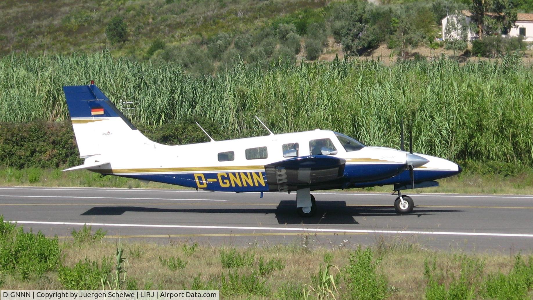 D-GNNN, 1996 Piper PA-34-220T Seneca IV C/N 34-47017, D-GNNN at Marina di Campo, Elba