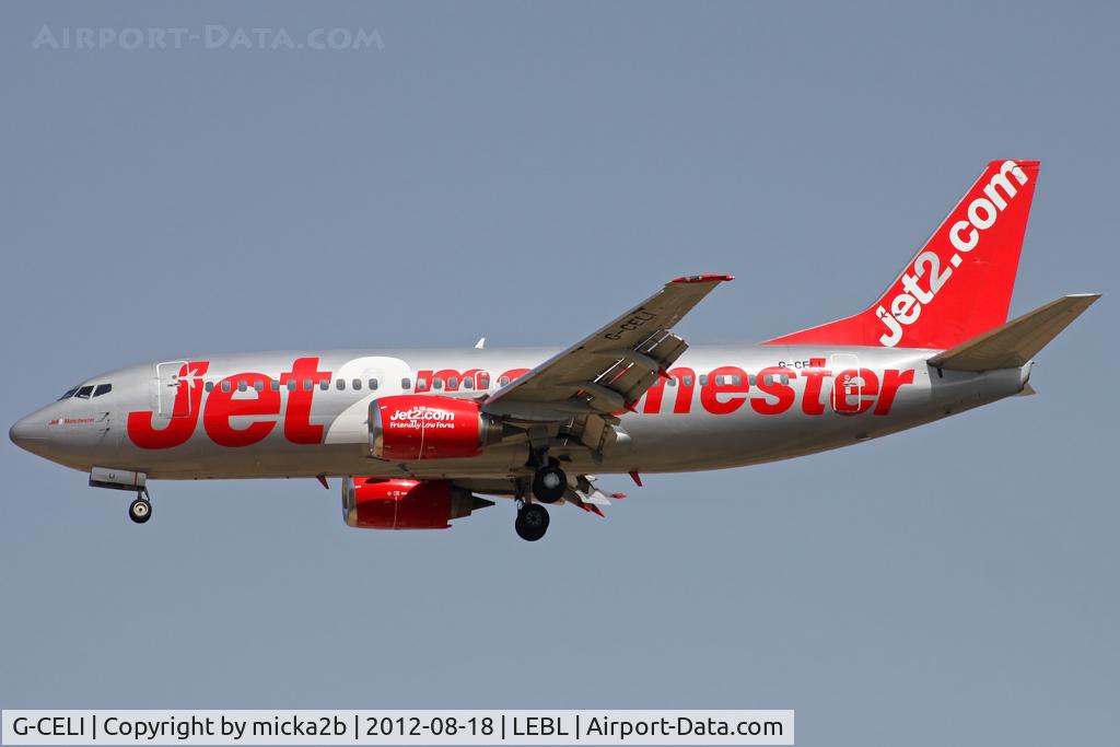 G-CELI, 1986 Boeing 737-330 C/N 23526, Landing