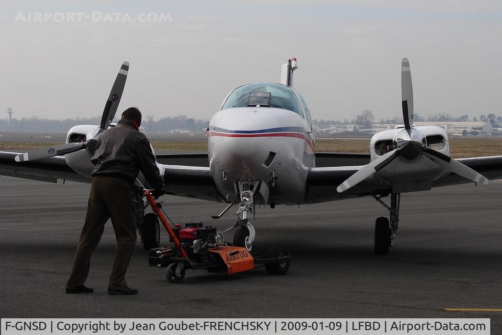 F-GNSD, Beech 58 Baron C/N TH-1704, ECOLE NATIONALE DE L'AVIATION CIVILE - ENAC