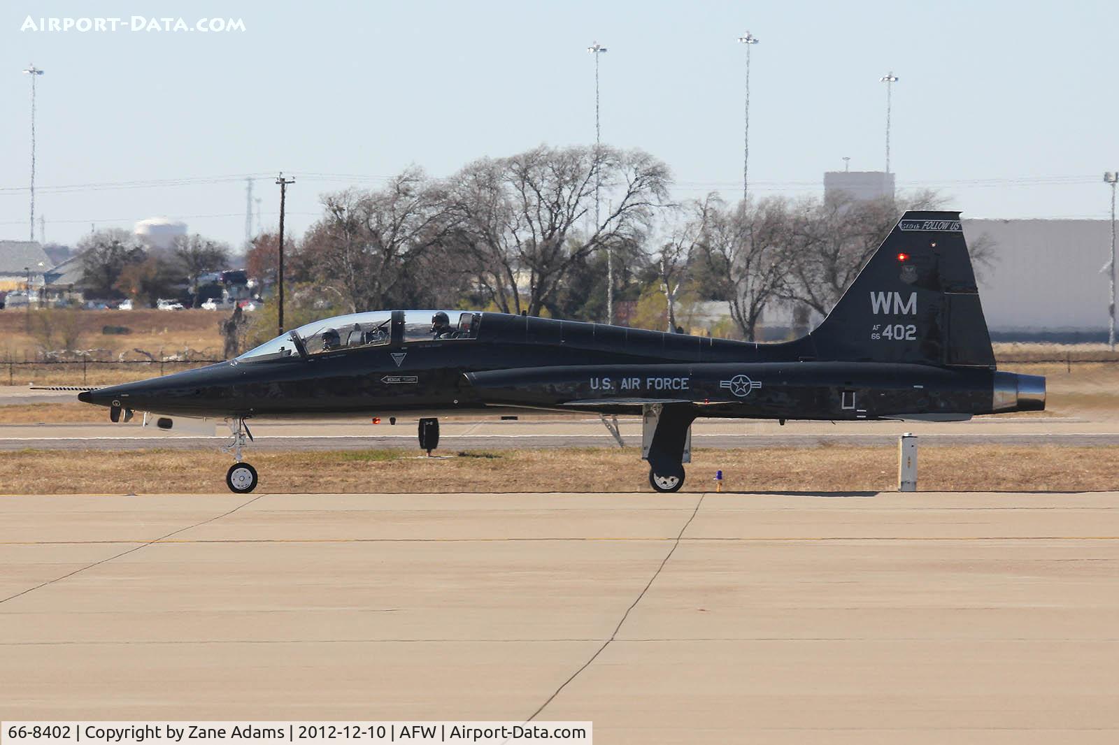 66-8402, 1966 Northrop T-38A Talon C/N N.5987, At Alliance Airport - Fort Worth, TX