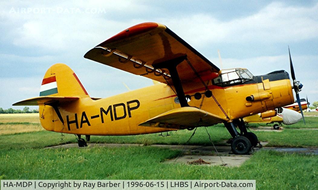 HA-MDP, 1979 PZL-Mielec An-2R C/N 1G185-44, Antonov An-2R [1G185-44] Buadors~HA 15/06/1996.