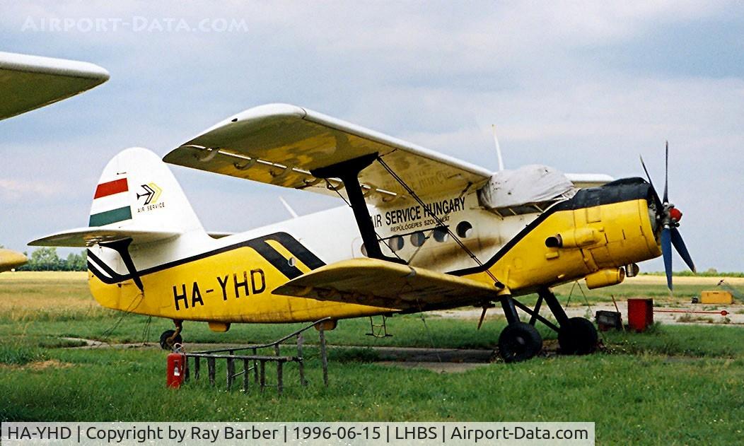 HA-YHD, Antonov (PZL-Mielec) An-2PF C/N 1G187-36, Antonov An-2PF [1G187-36] Buadors~HA 15/06/1996.