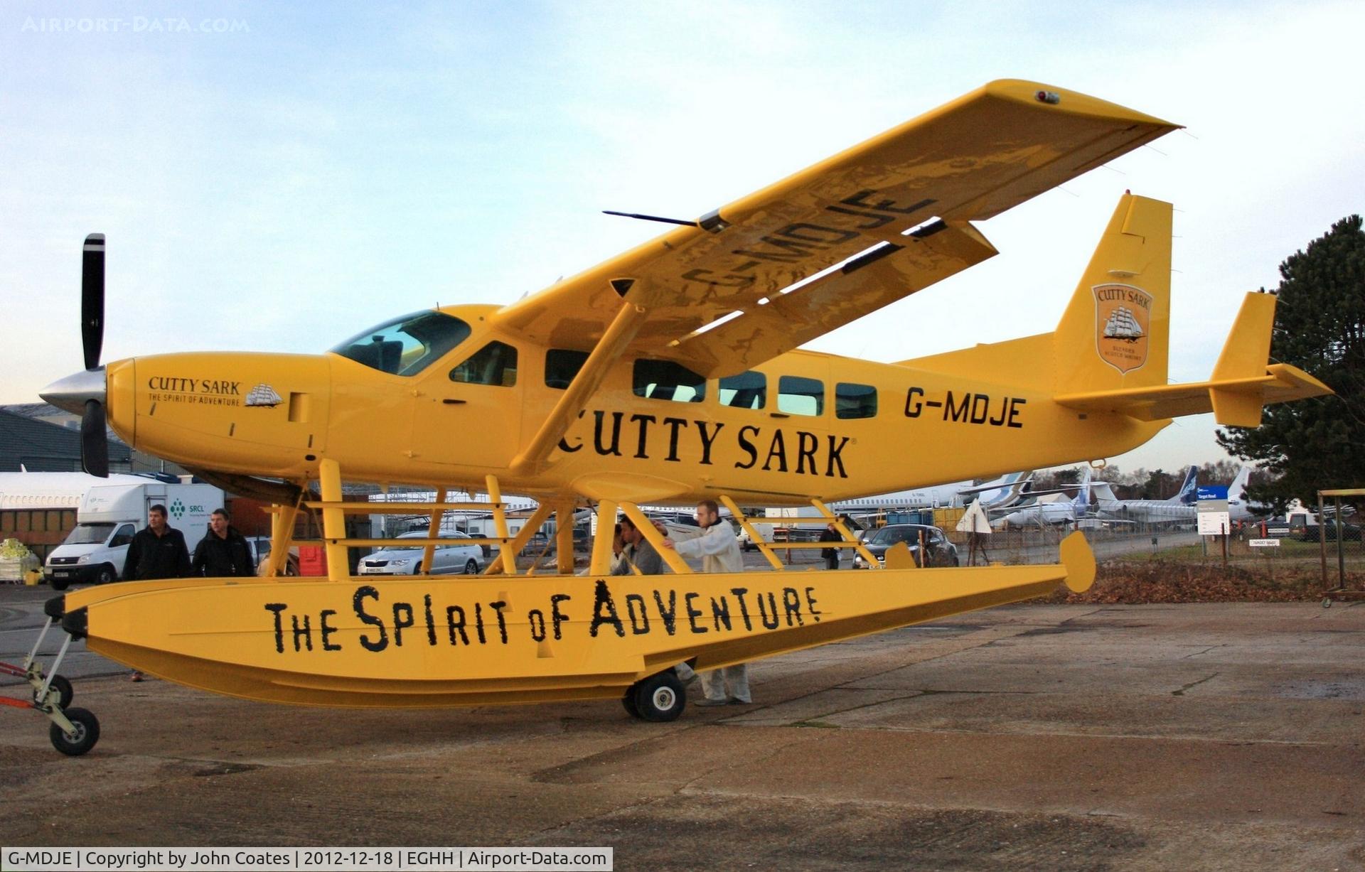 G-MDJE, 2001 Cessna 208 Caravan I C/N 208-00336, Just resprayed