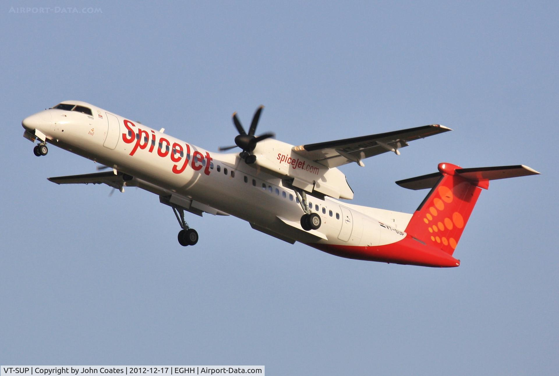VT-SUP, 2012 Bombardier DHC-8-402 Dash 8 C/N 4412, Departing to Malta on 2nd leg of delivery.