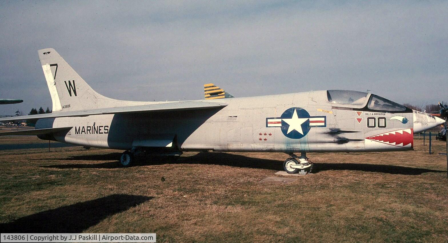 143806, 1957 Vought F-8D Crusader C/N 143806, prior to restoration