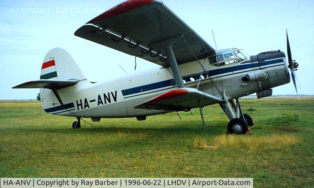 HA-ANV, 1988 PZL-Mielec An-2TD C/N 1G231-48, Antonov An-2P [1G231-48] Dunaujvaros~HA 22/06/1996