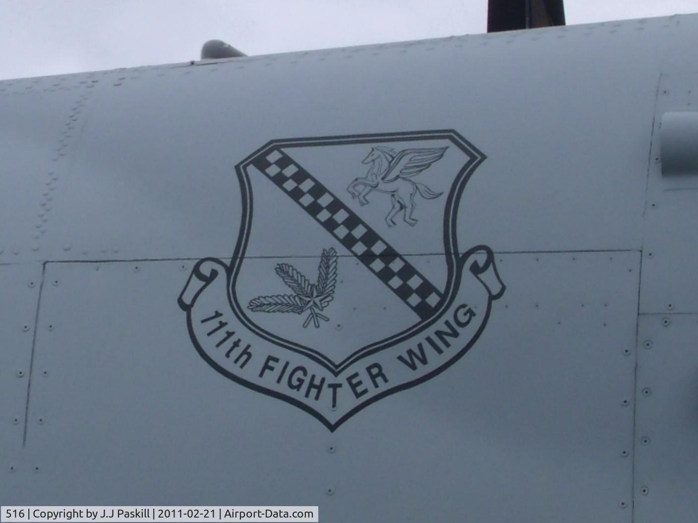 76-0516, 1976 Fairchild Republic A-10A Thunderbolt II C/N A10-0063, 111TH FW Symbol on A-10