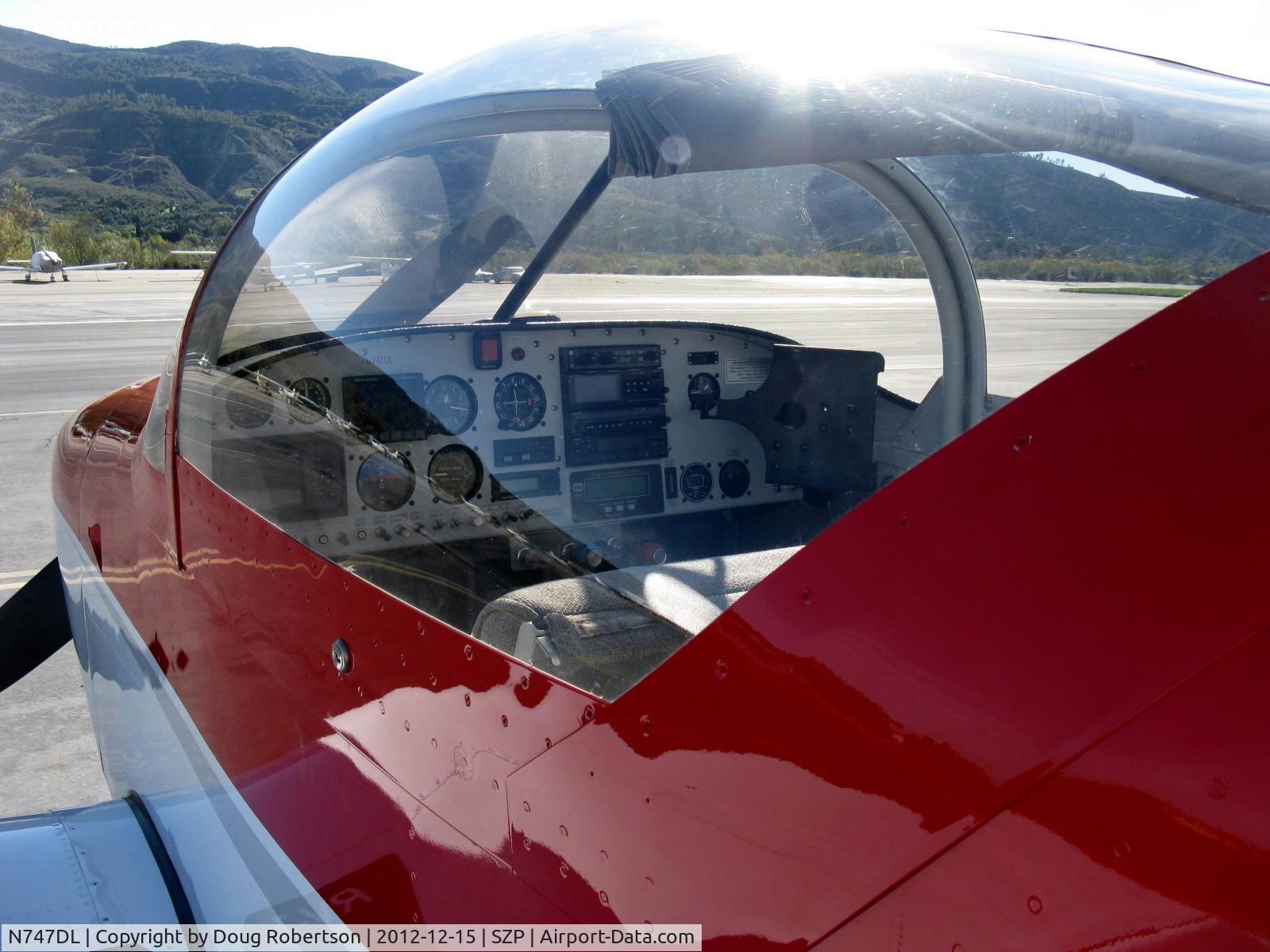 N747DL, 2003 Vans RV-7A C/N 70239, 2003 Masys VAN's RV-7A, panel