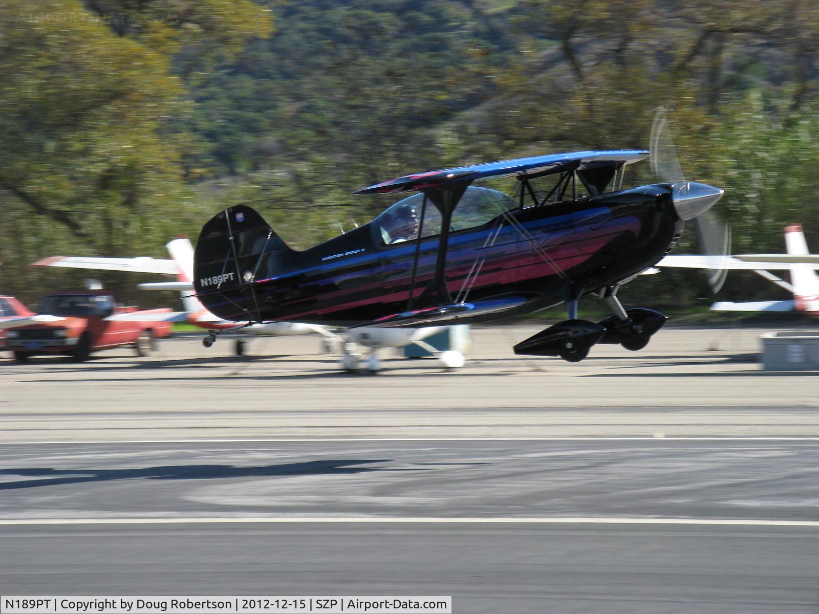 N189PT, 1993 Christen Eagle II C/N CIAGLIA 0001, 1993 Ciaglia/Haines CHRISTEN EAGLE II, Lycoming IO-360 A&C 200 Hp, takeoff climb Rwy 22
