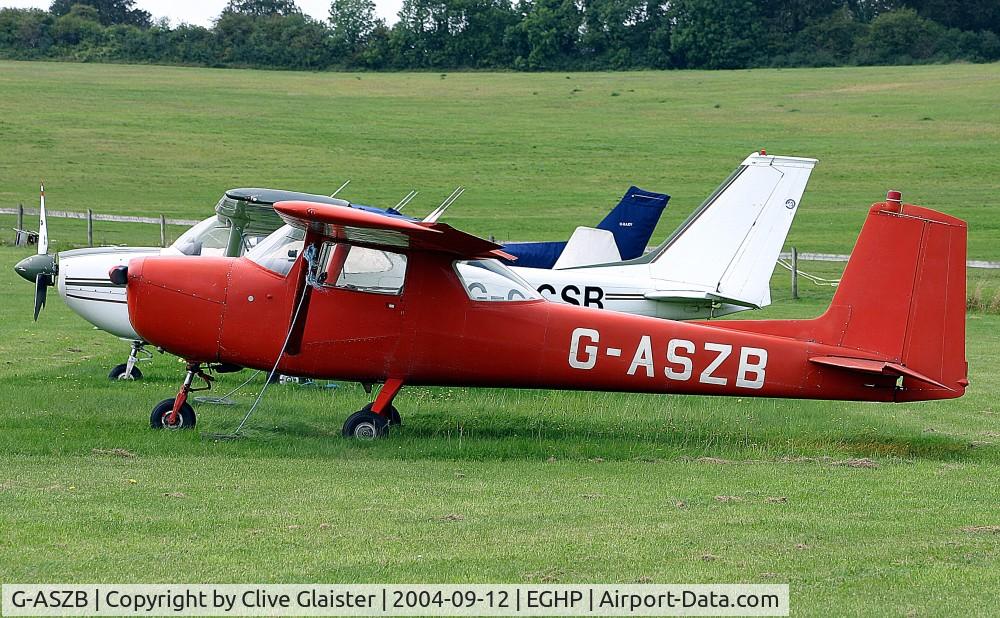 G-ASZB, 1965 Cessna 150E C/N 150-61113, Ex: N3013J > G-ASZB - Originally owned to, Rogers Aviation Ltd in December 1964 and currently in private hands since February 1999