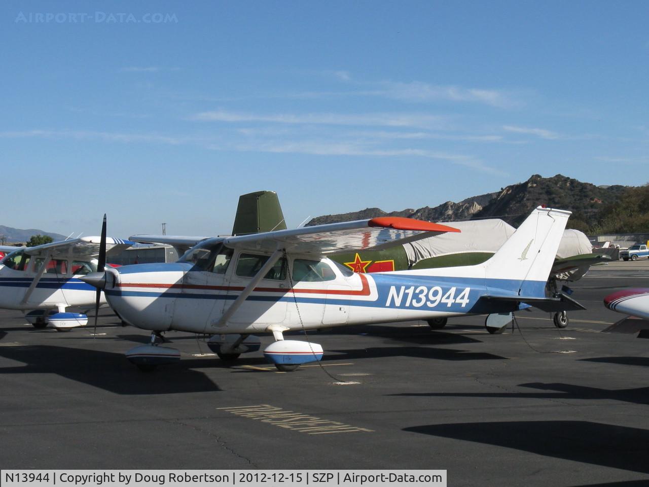 N13944, 1974 Cessna 172M C/N 17263047, 1974 Cessna 172M SKYHAWK, Lycoming O-320-E2D 150 Hp, on transient ramp