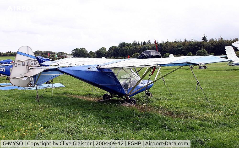 G-MYSO, 1994 Cyclone Airsports AX3/503 C/N C 4043215, Originally and currently in private hands since August 1994