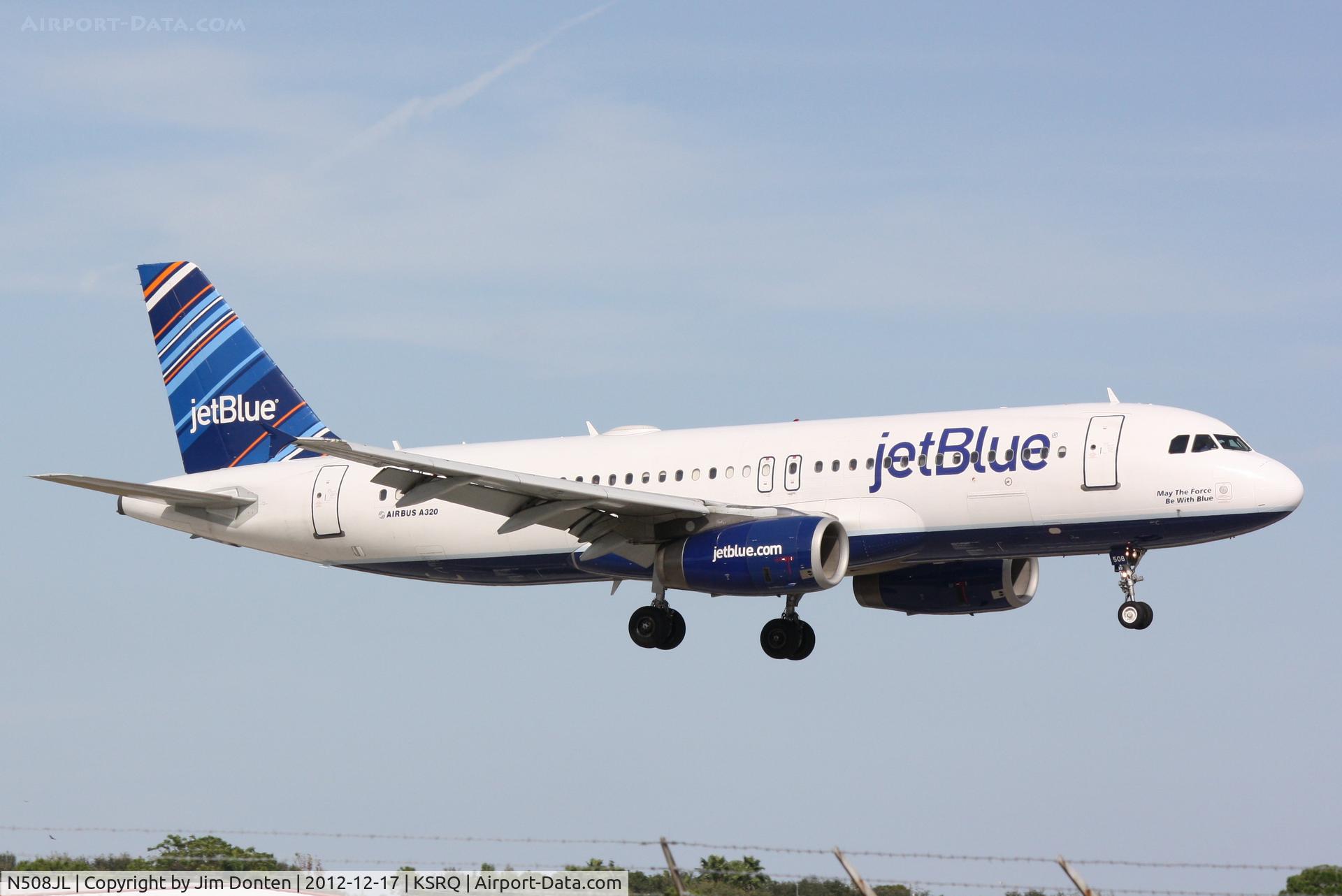 N508JL, 2000 Airbus A320-232 C/N 1257, JetBlue Flight 1187 