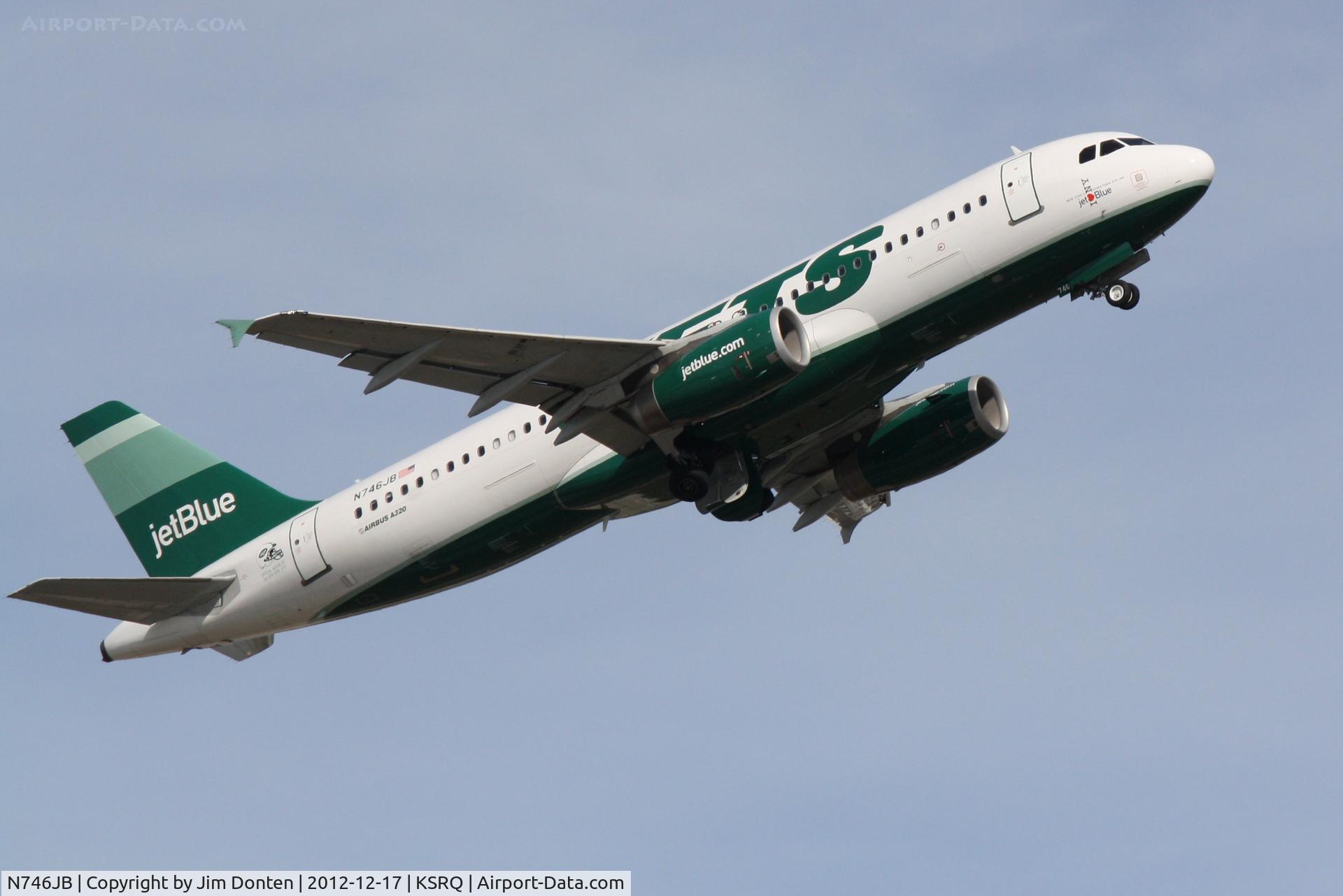 N746JB, 2008 Airbus A320-232 C/N 3622, JetBlue Flight 346 