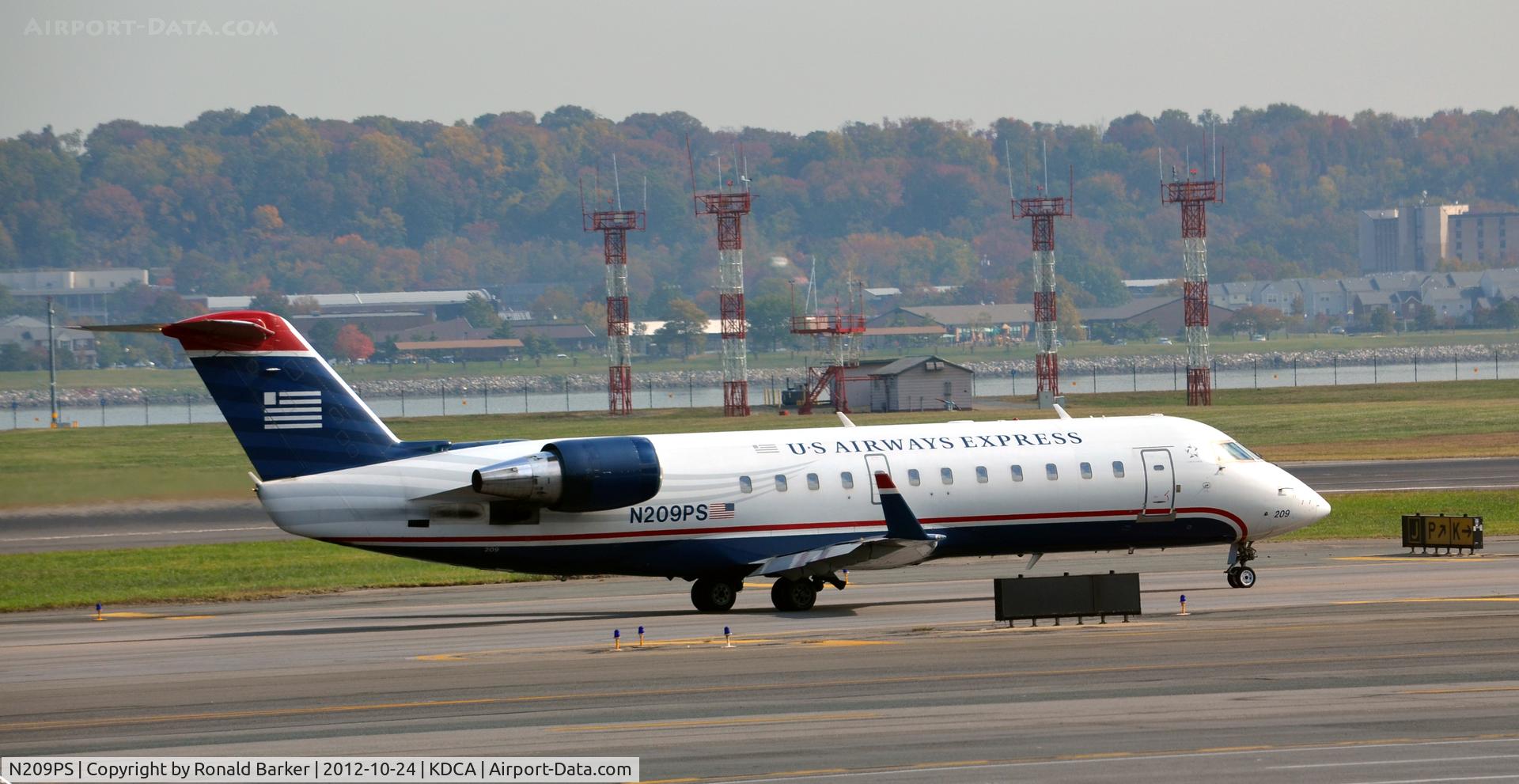 N209PS, 2003 Bombardier CRJ-200ER (CL-600-2B19) C/N 7874, Taxi DCA