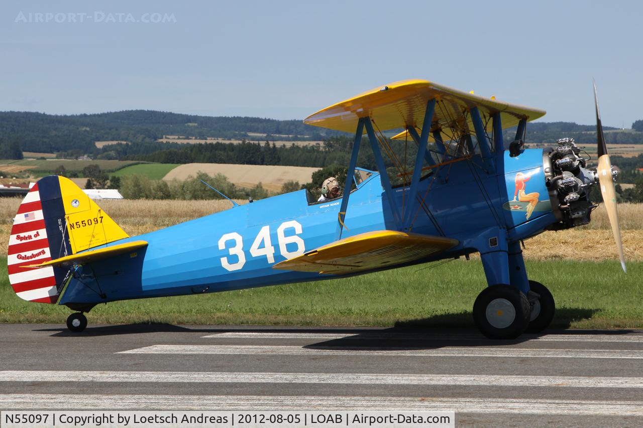N55097, 1941 Boeing A75N1(PT17) C/N 75-710, Stearman