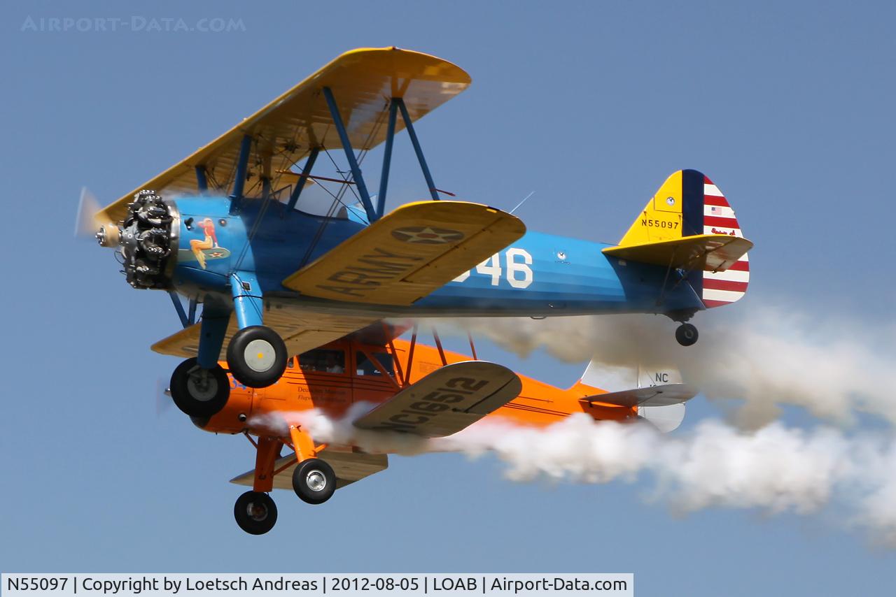N55097, 1941 Boeing A75N1(PT17) C/N 75-710, Stearman and Waco