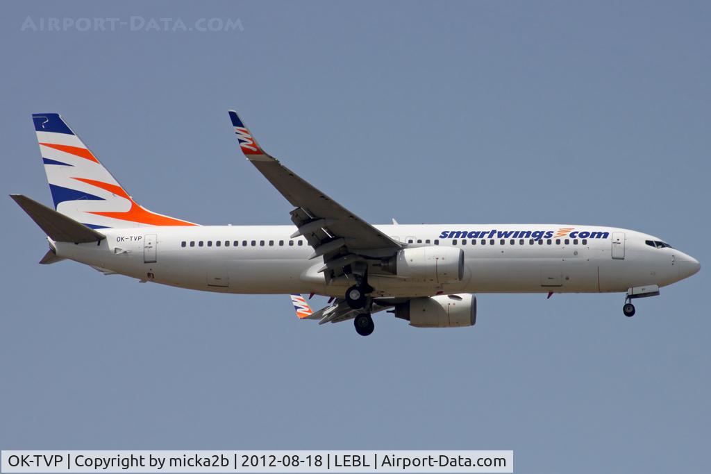 OK-TVP, 2002 Boeing 737-8K5 C/N 32907, Landing