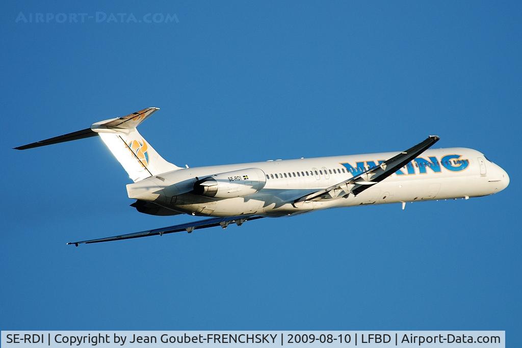 SE-RDI, 1989 McDonnell Douglas MD-83 (DC-9-83) C/N 49631, ex VIK [4P] Viking Airlines