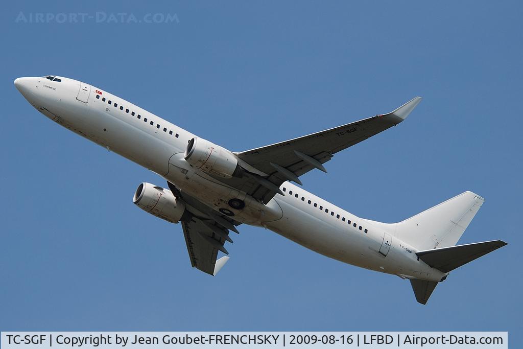 TC-SGF, 2002 Boeing 737-83N C/N 28249, SGX - Saga Airlines