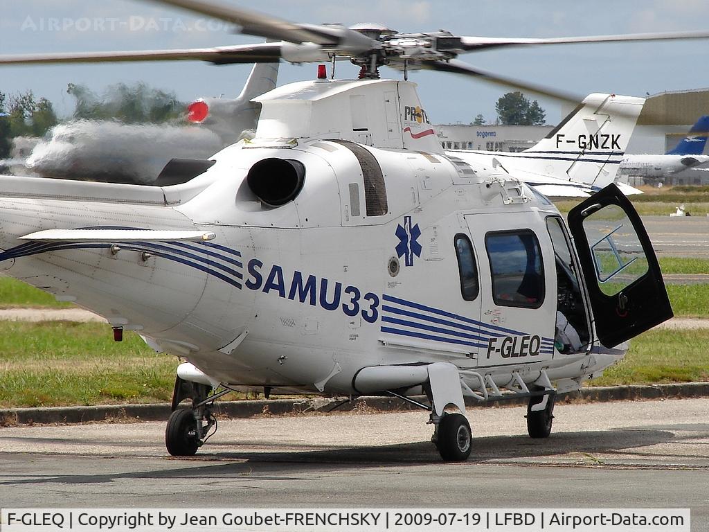 F-GLEQ, 1999 Agusta A-109E Power C/N 11062, SAMU 33