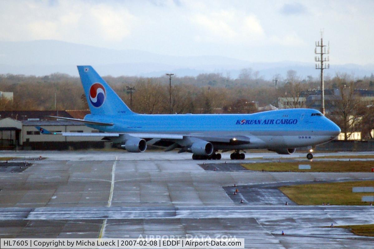 HL7605, 2006 Boeing 747-4B5ERF C/N 35526, At Frankfurt