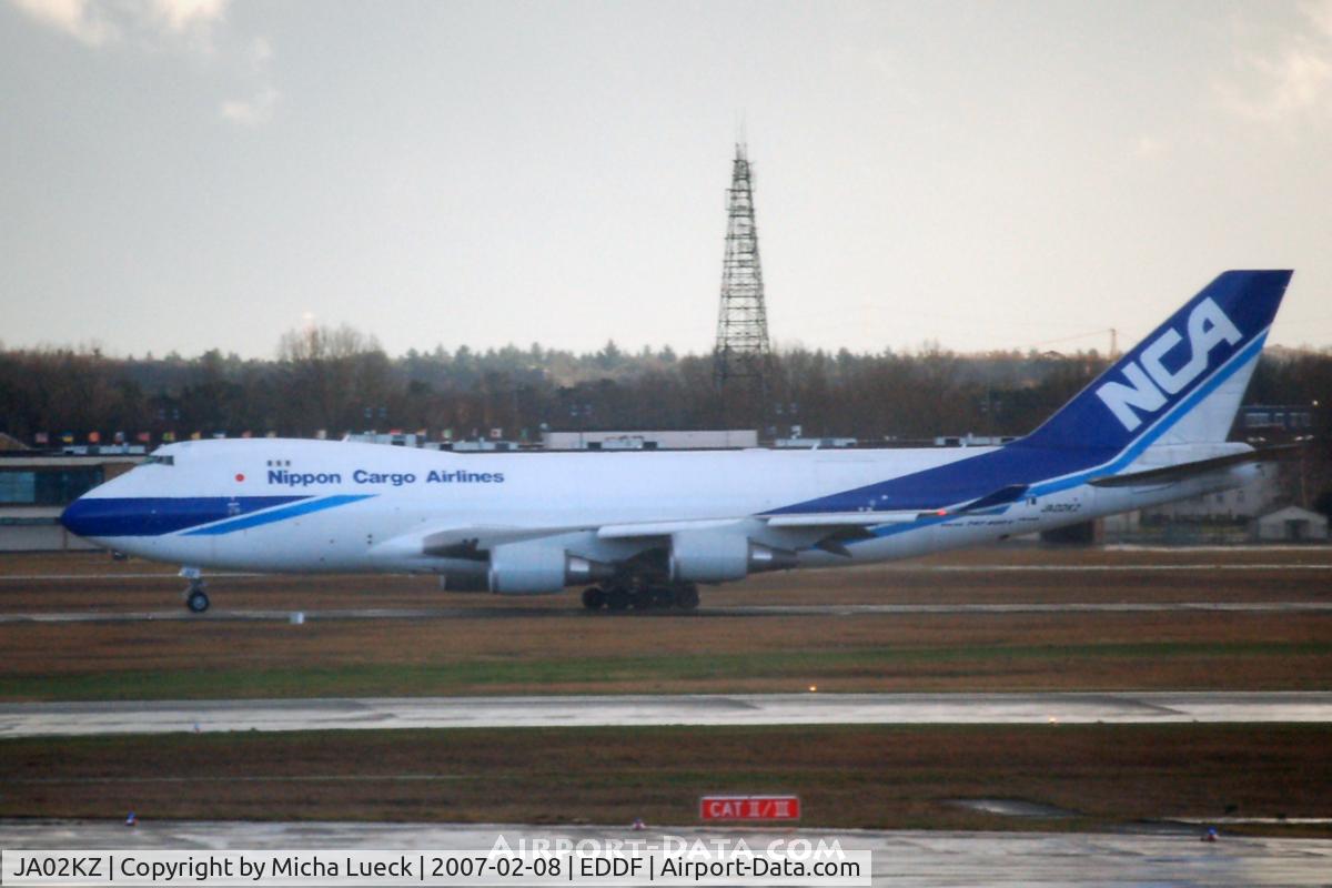 JA02KZ, 2005 Boeing 747-481F (SCD) C/N 34017, At Frankfurt