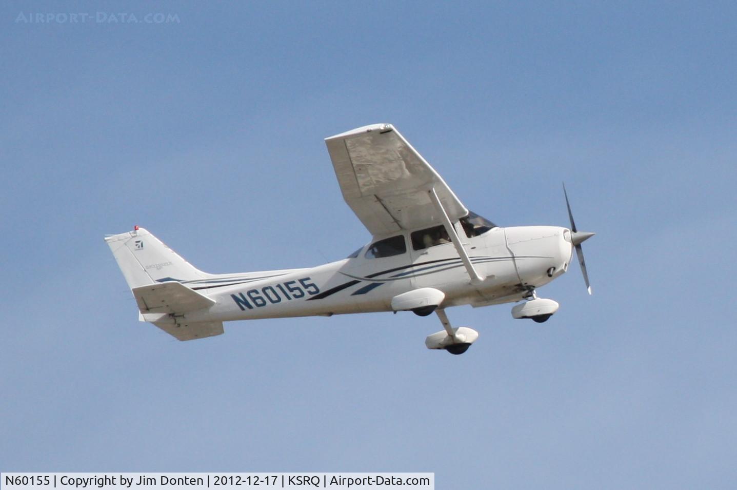 N60155, 2006 Cessna 172S Skyhawk SP C/N 172S10167, Cessna Skyhawk (N60155) departs Sarasota-Bradenton International Airport