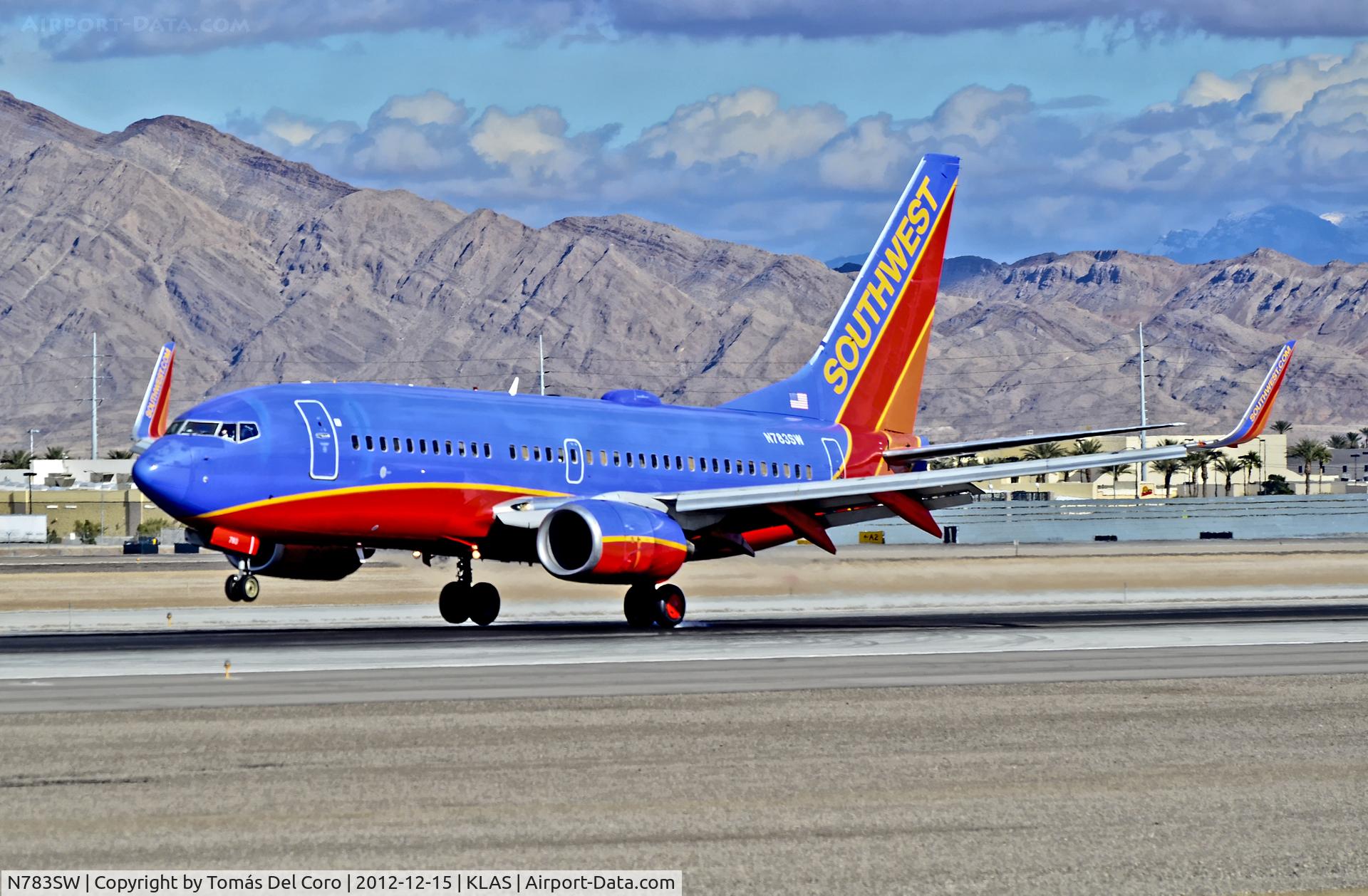 N783SW, 2000 Boeing 737-7H4 C/N 29809, N783SW Southwest Airlines Boeing 737-7H4 (cn 29809/675)

- Las Vegas - McCarran International (LAS / KLAS)
USA - Nevada, December 15, 2012
Photo: Tomás Del Coro