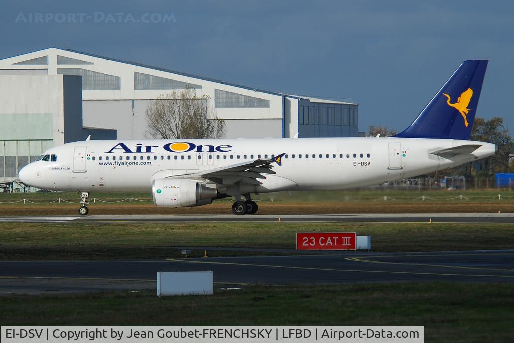 EI-DSV, 2008 Airbus A320-216 C/N 3598, AIR ONE take off 23