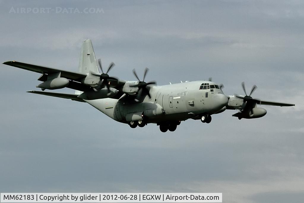 MM62183, 2001 Lockheed Martin KC-130J Hercules C/N 382-5512, Frecce Tricolore support aircraft
