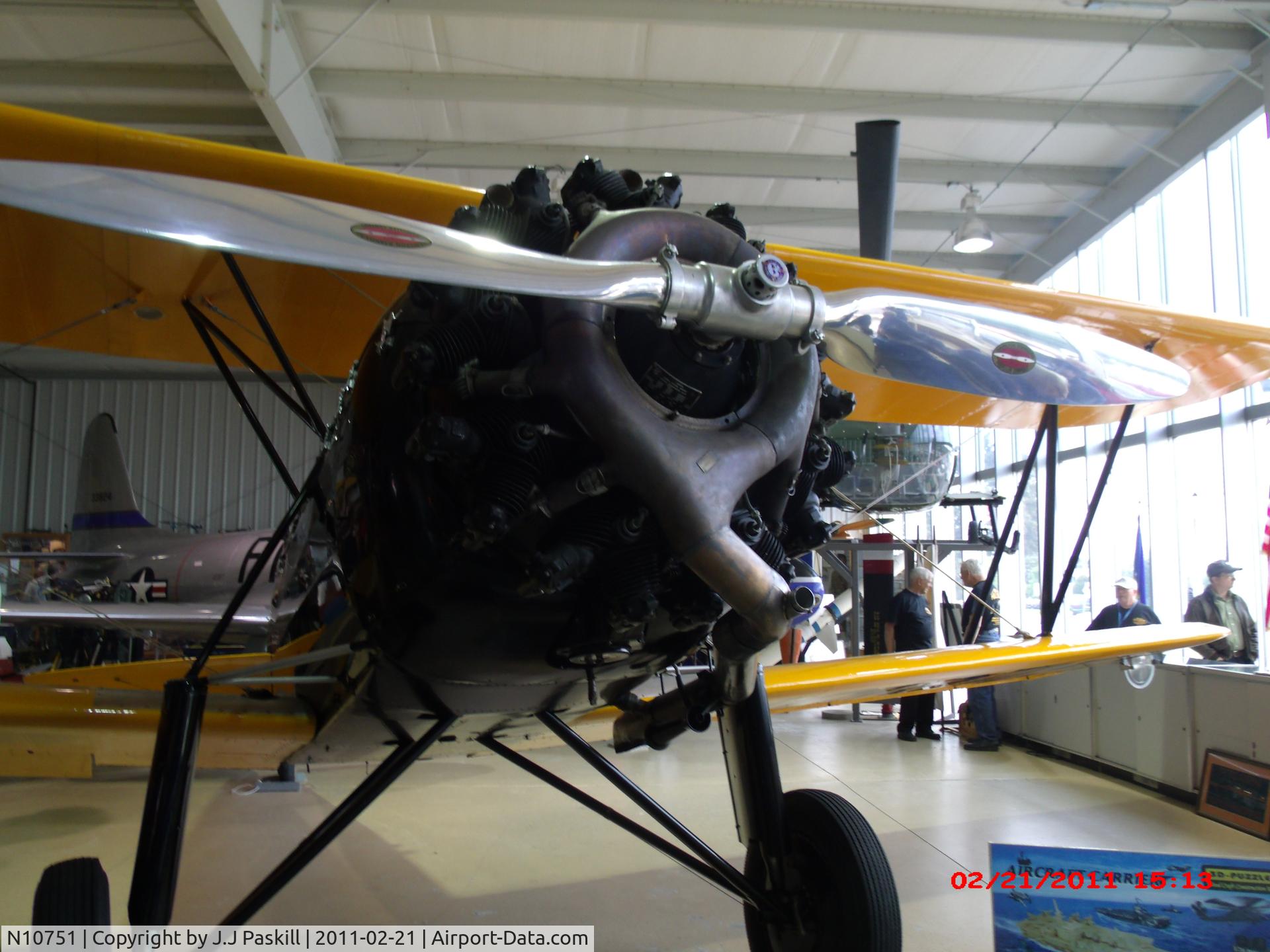NC10751, 1931 Pitcairn PA-8 Super Mailwing C/N Not found NC10751, front view looking up to engine and propeller