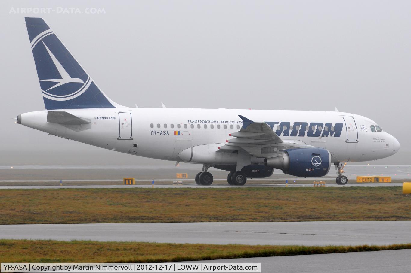 YR-ASA, 2006 Airbus A318-111 C/N 2931, Tarom