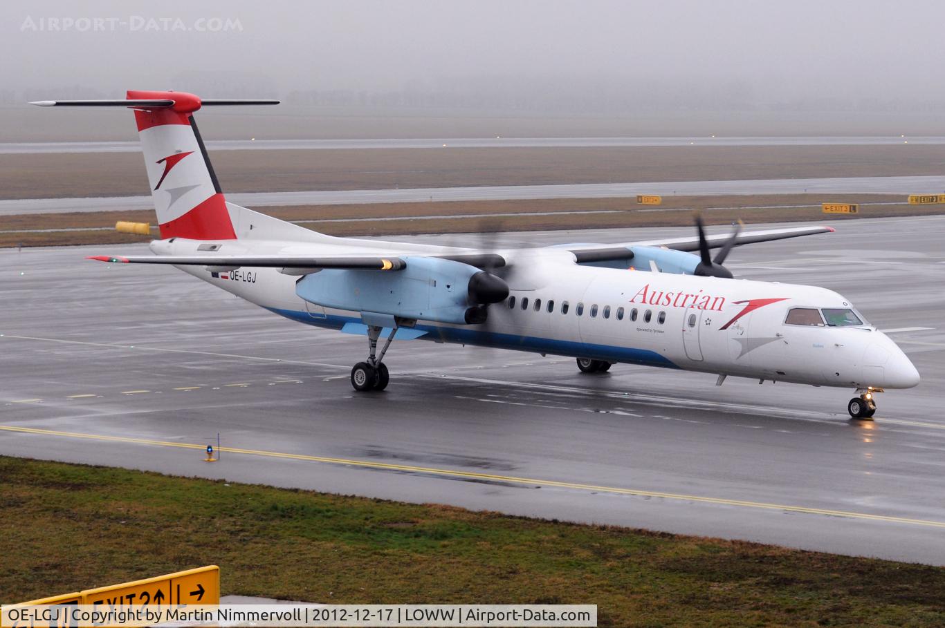 OE-LGJ, 2005 De Havilland Canada DHC-8-402Q Dash 8 C/N 4104, Austrian