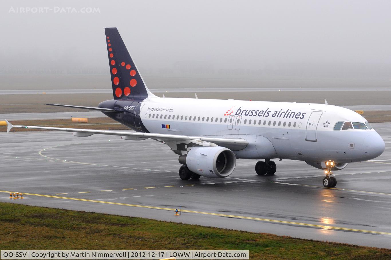 OO-SSV, 2004 Airbus A319-111 C/N 2196, Brussels airlines