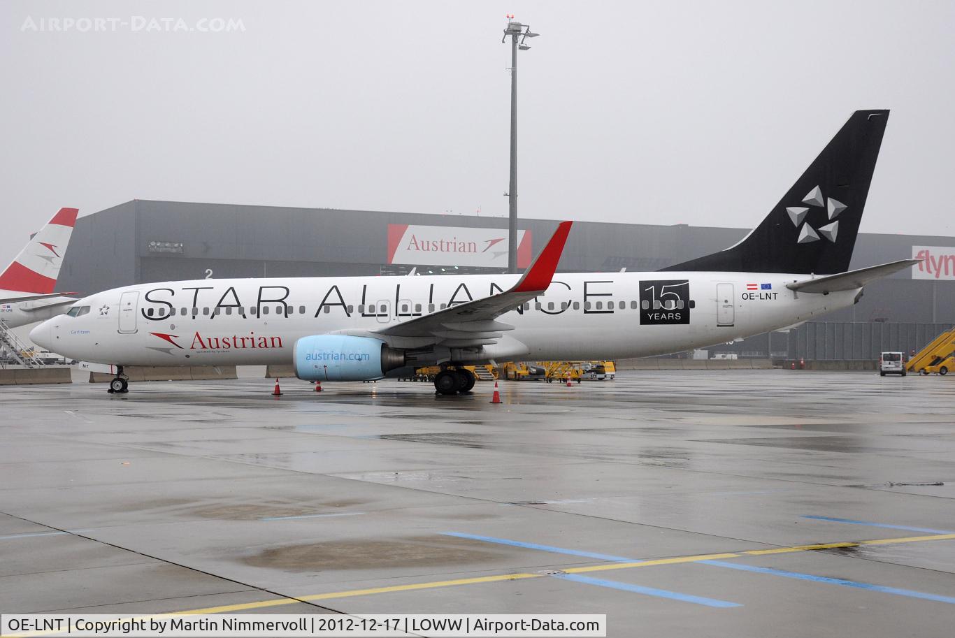 OE-LNT, 2006 Boeing 737-8Z9 C/N 33834, Austrian Airlines (Star Alliance)